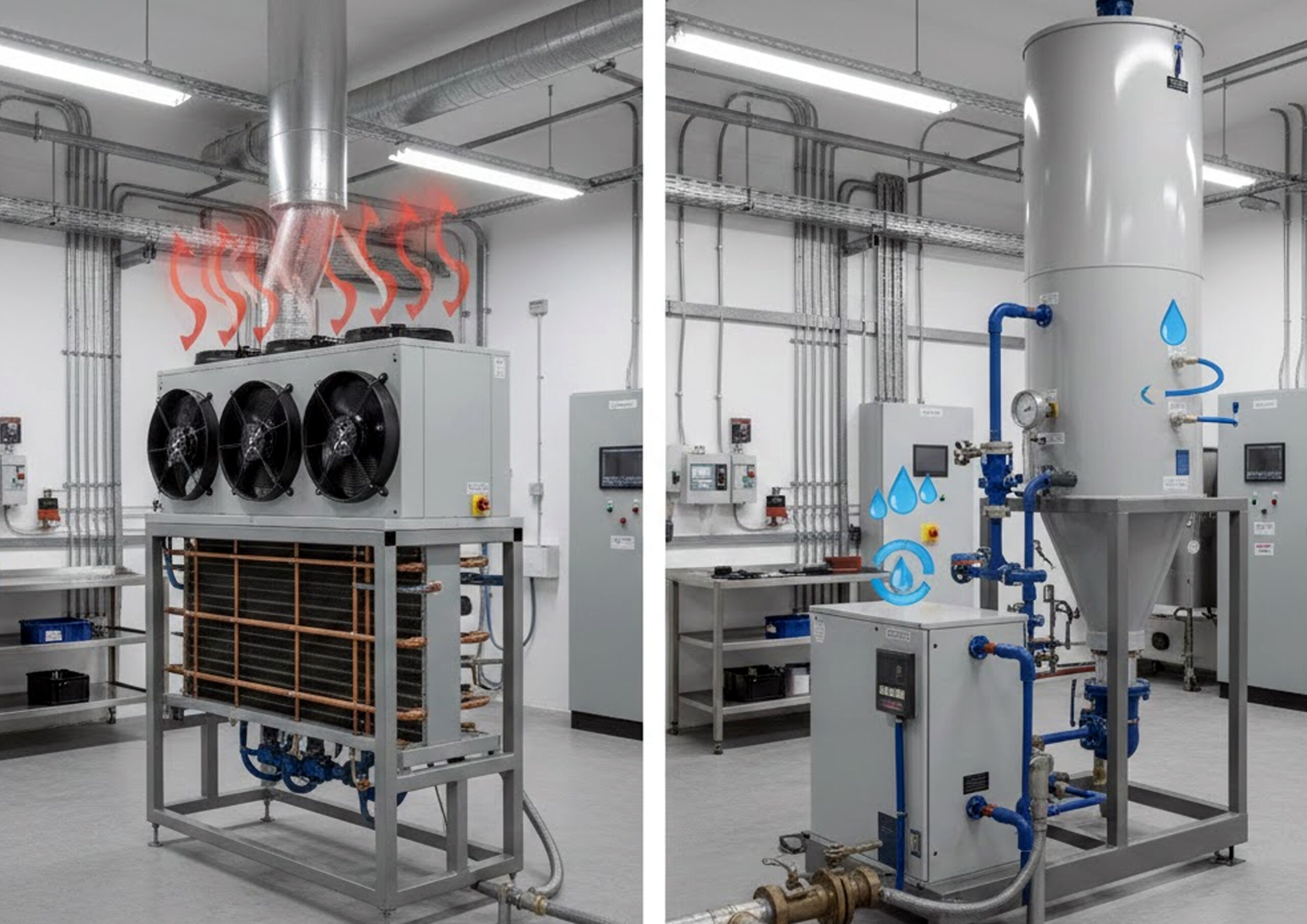 Comparing Air-Cooled vs. Water-Cooled Refrigeration Systems