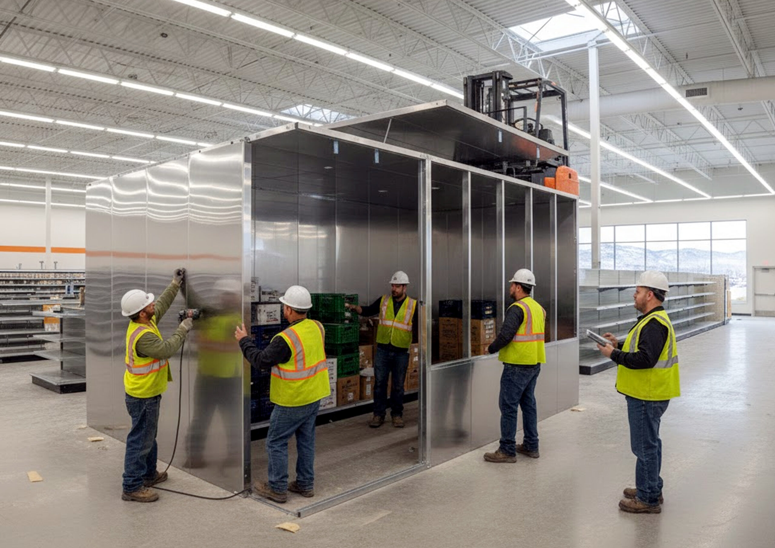 Walk-In Cooler Installation in Minden