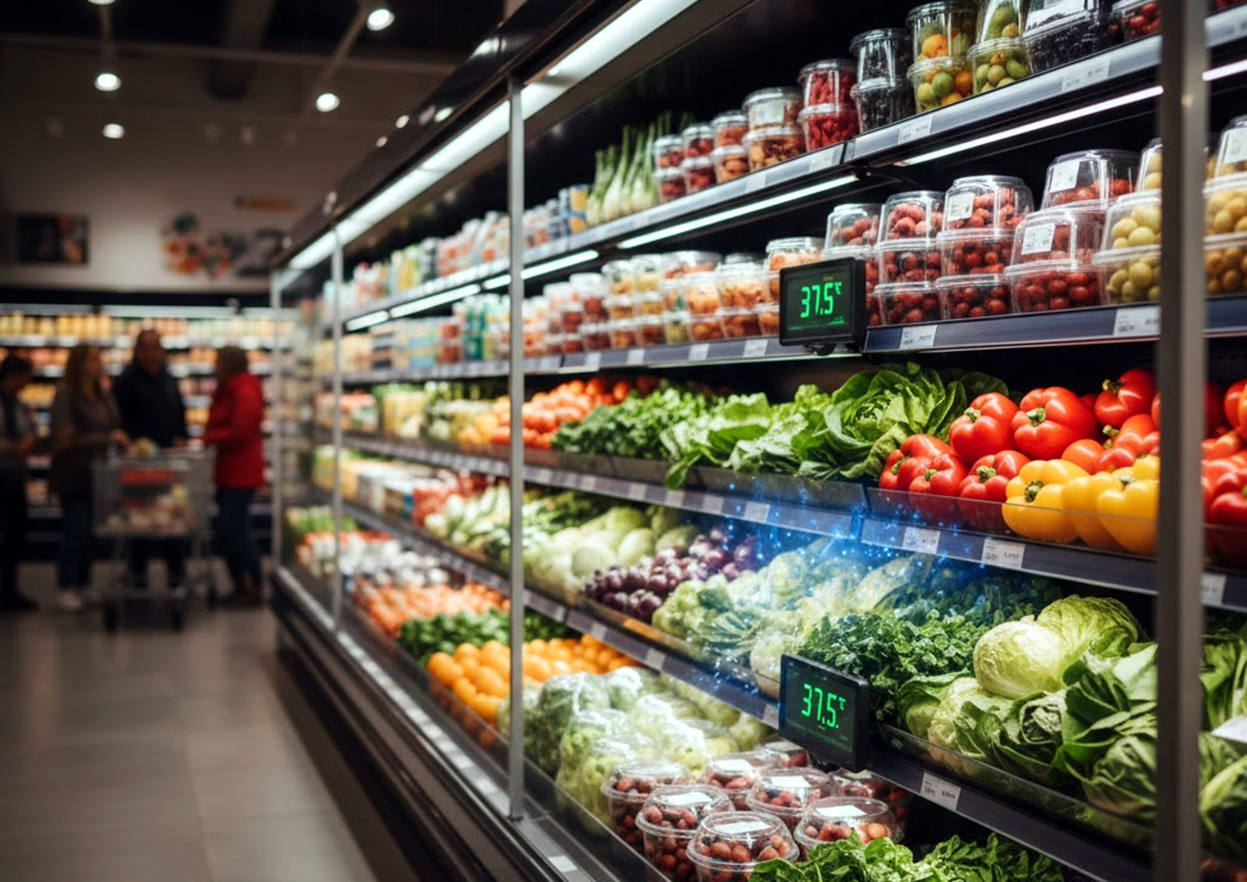 Maintaining Temps in Grocery Refrigerated Displays