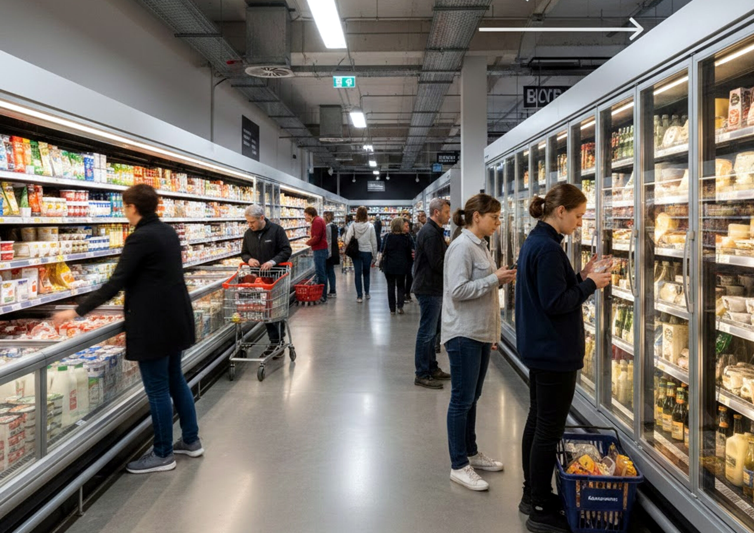 How Refrigeration Layout Affects Customer Shopping Behavior