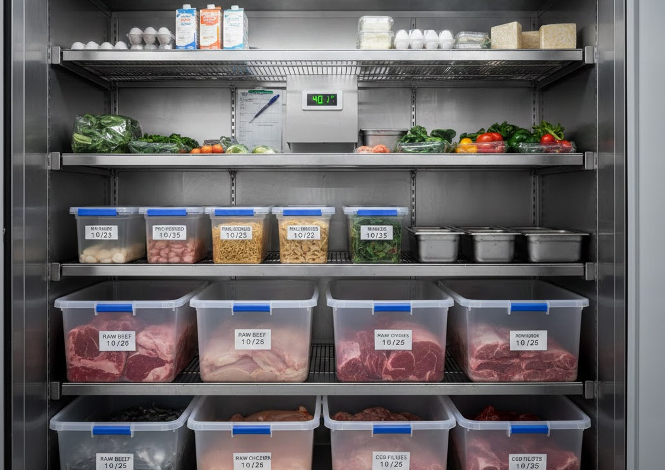 How to Store Food Properly in Walk-In Coolers