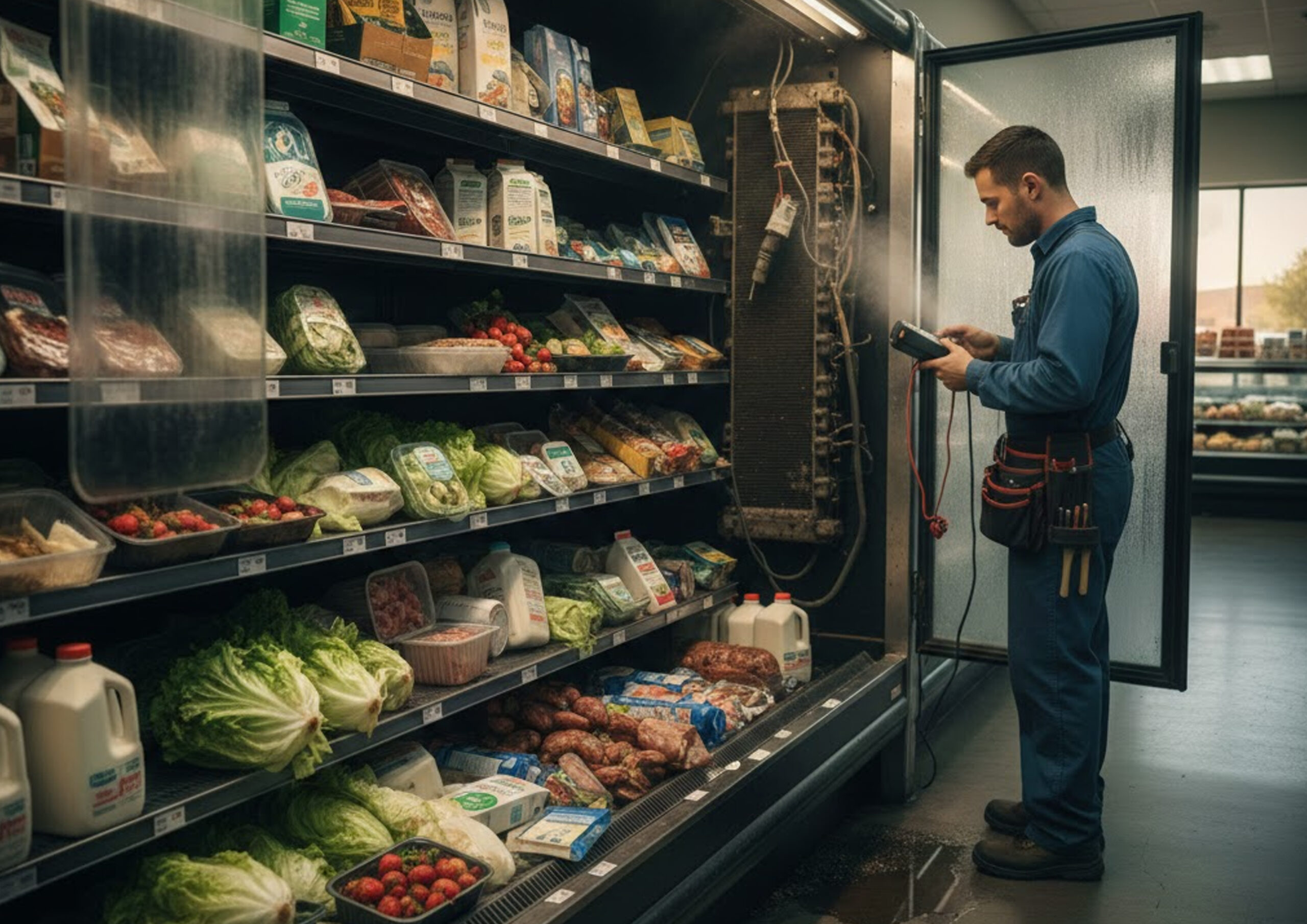 How Refrigerated Display Case Repair Helps Prevent Food Loss in Carson City, NV