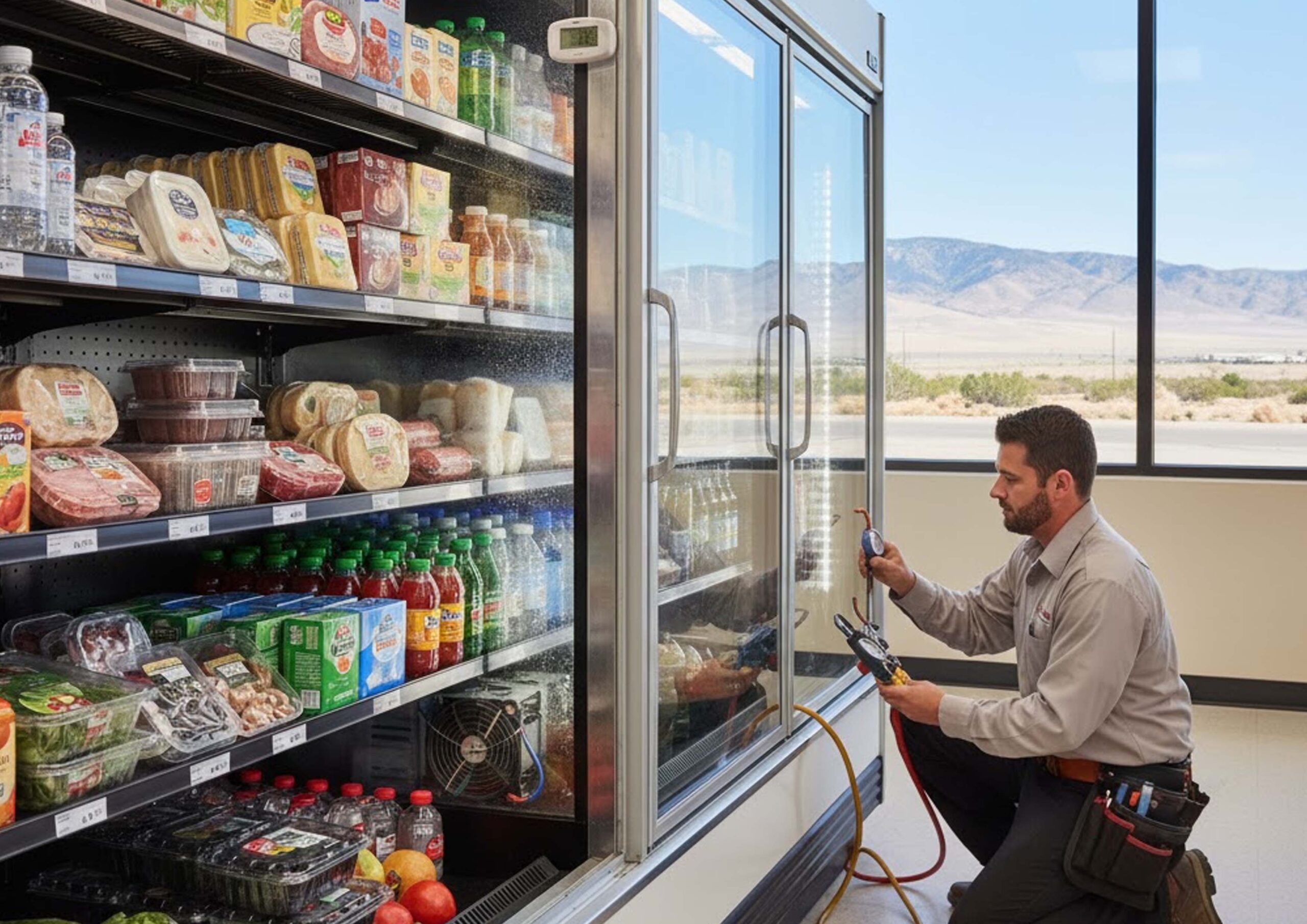 How Refrigerated Display Case Repair Helps Prevent Food Loss in Gardnerville, NV