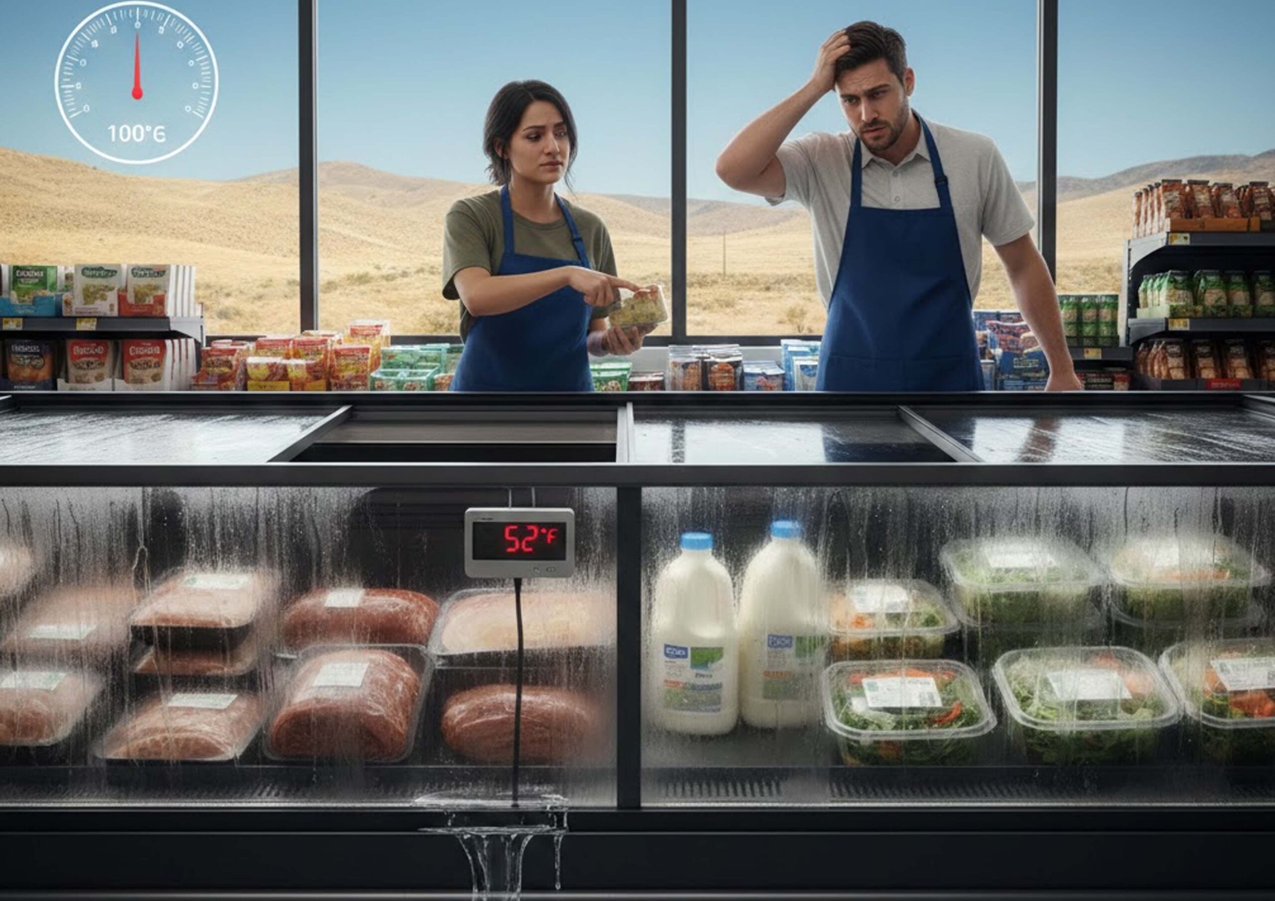 How Refrigerated Display Case Repair Helps Prevent Food Loss in Minden, NV