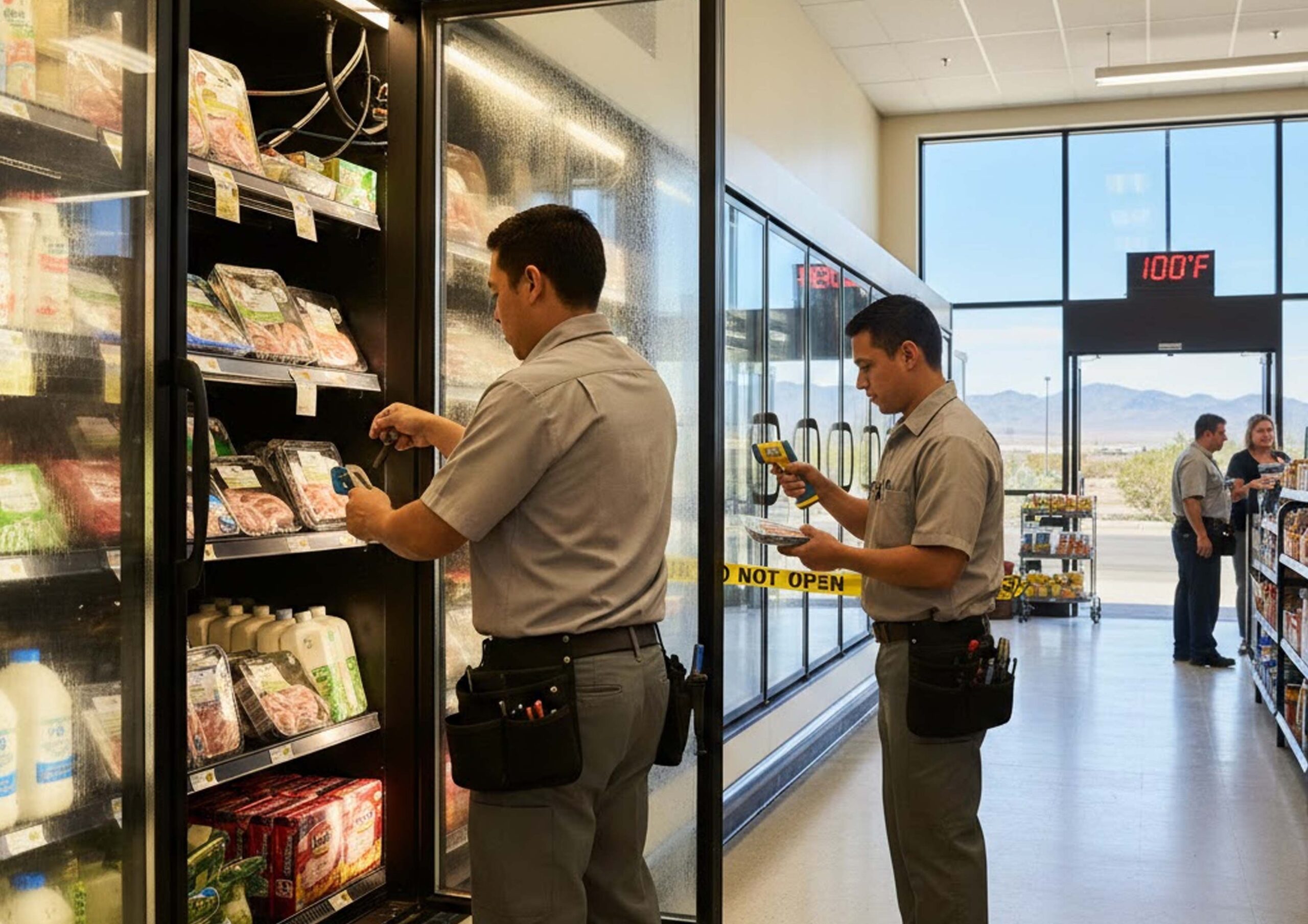 Emergency Response: Refrigerated Display Case Repair in Minden, NV