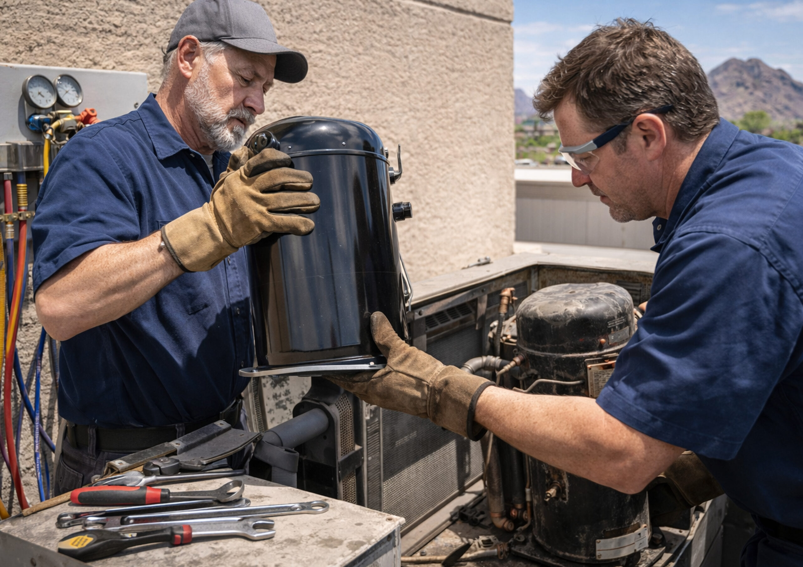 Emergency Response: Compressor Replacement Guide in Gardnerville, NV