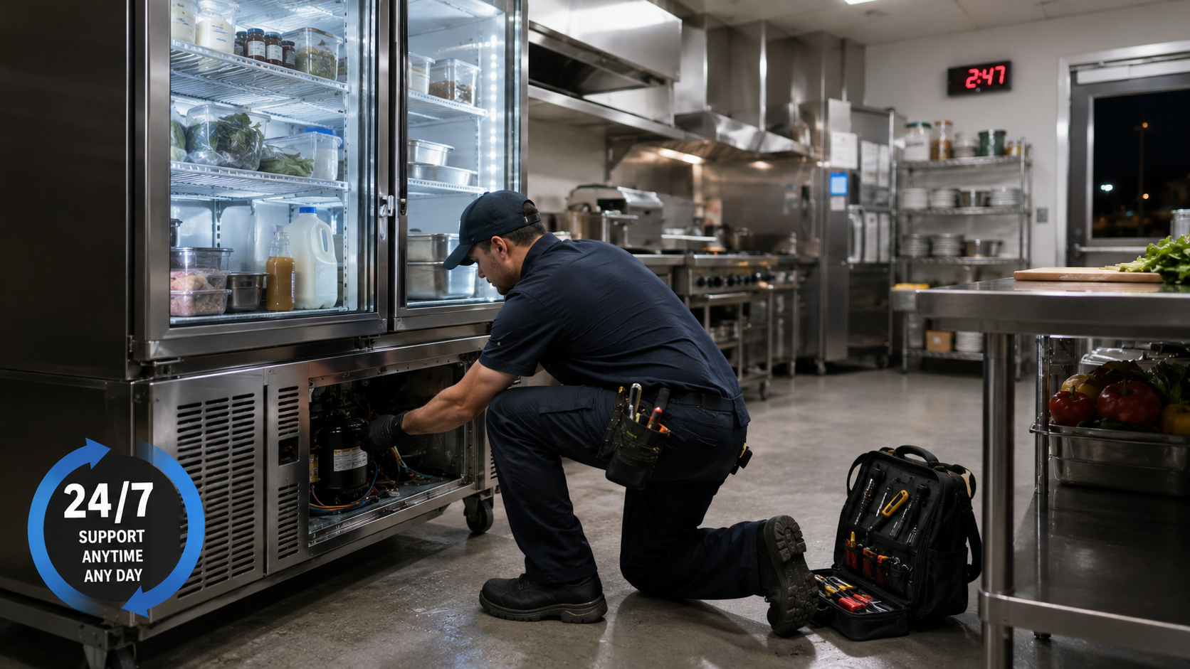 The Benefits of 24 Hour Commercial Refrigeration Support in Washoe City, NV
